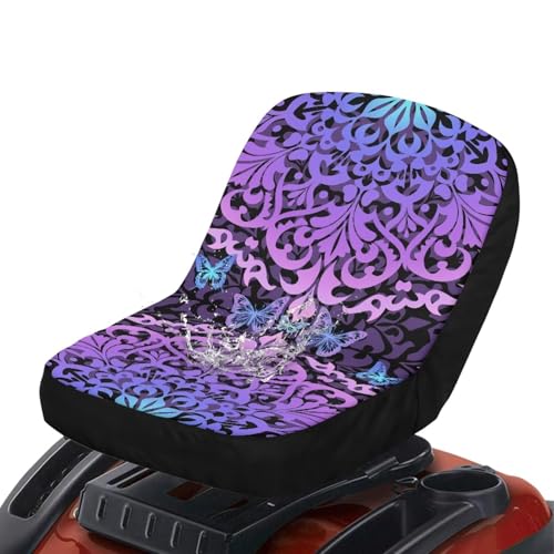 Oramclsy Mandala Waterproof Lawn Mower Seat Cover,Riding Tractors Seat Cushion