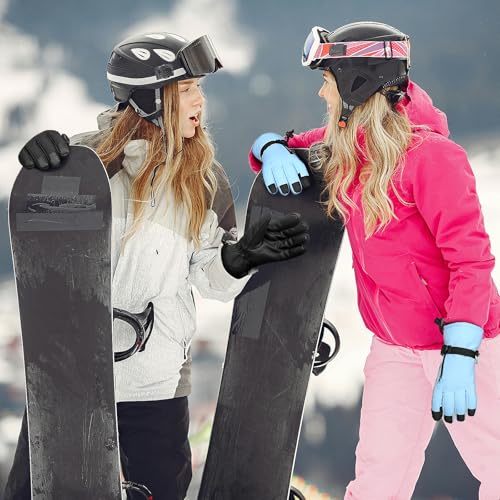 Image of Ski Gloves,Snow Gloves Waterproof Winter Warm Cold Weather Touchscreen Gloves for Parent& Child Kids Skiing,Snowboarding