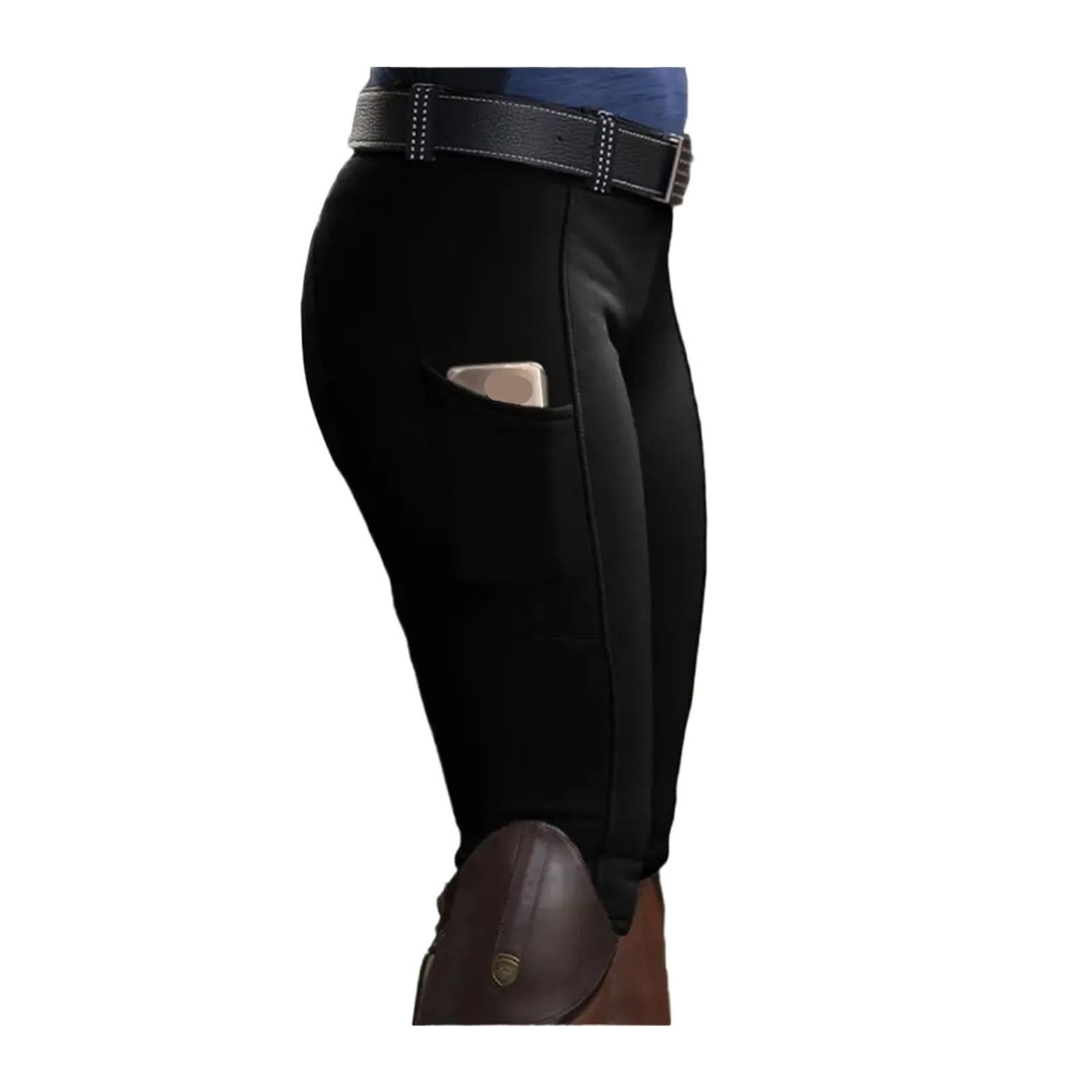 Pantalones De Equitación Mallas de equitación con Bolsillo y realce Cadera for Mujer, Pantalones, calzas ecuestres para Deporte