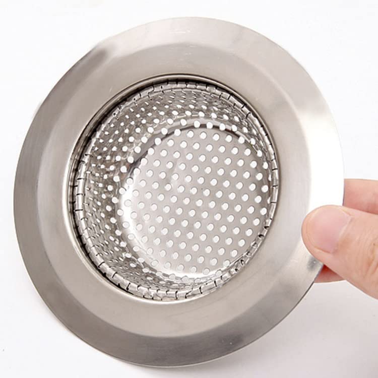 MobFest® Durable, Rustproof Stainless Steel Sink Strainer with 2mm Small Holes, Kitchen Drain Basin Basket Filter Stopper Anti Clogging Jali, 11.5 cm (2) (B0BH912MH6) Amazon Price History, Amazon Price Tracker