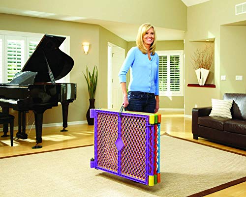 Image of Toddleroo by North States - Superyard Colorplay Baby Play Yard: Freestanding 6-Panel Baby Playpen - Indoor or Outdoor Use - Made in USA - Encloses Up to 18.5 Square Feet - 26 Inches Tall - Colorplay