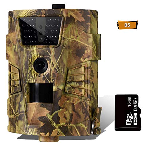 CAMVILD Trail Camera 16MP 1080P Ultralight Hunting Game Camera with Night Vision 100ft Wildlife Camera