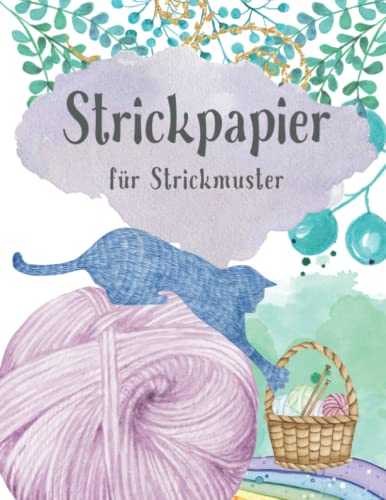 Strickpapier für Strickmuster: Hilfe für Strick und Häkelarbeiten Verhältnis 4:5