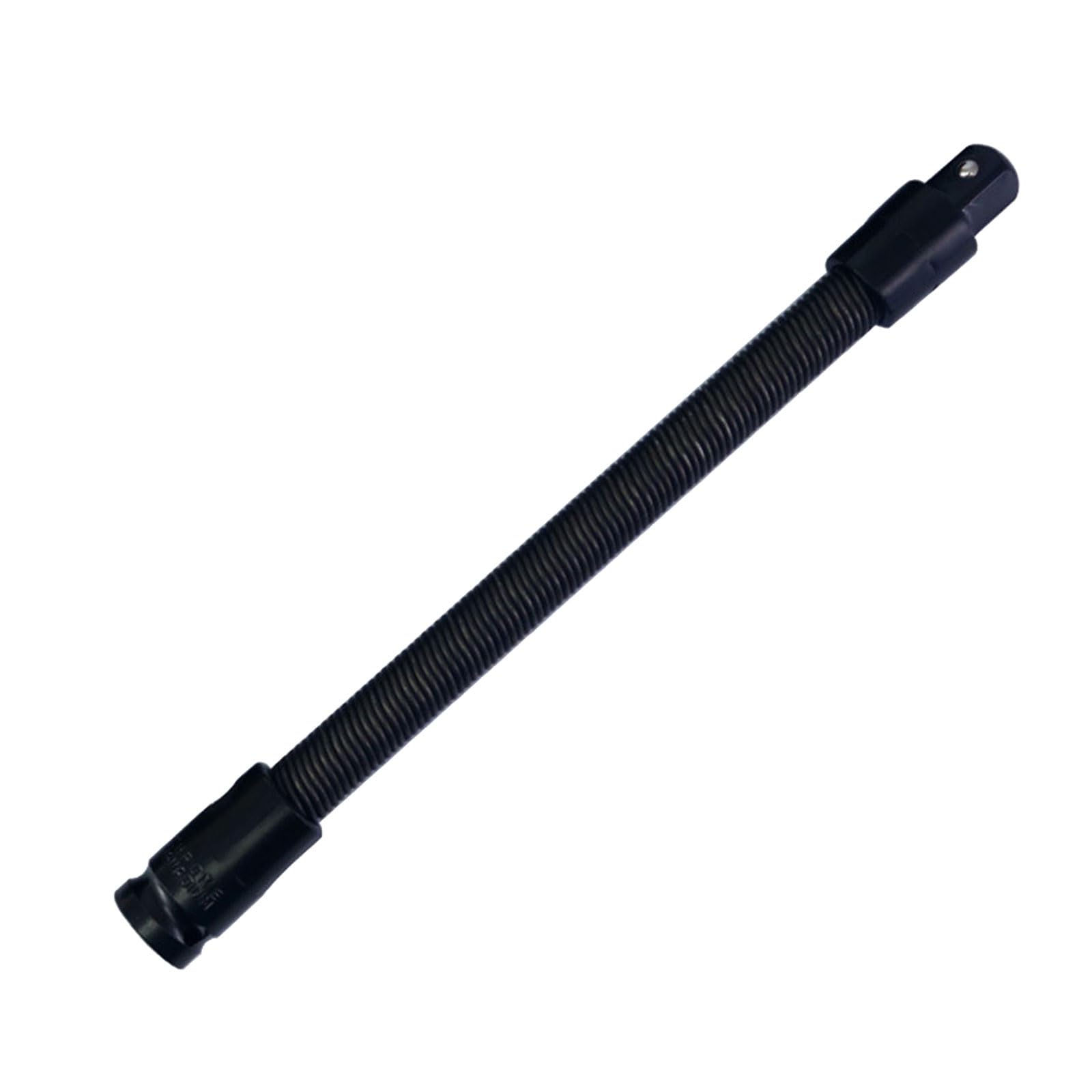 1/2" Drive Flexible Socket Extension Tube Universally Joint Shaft for Power Wrench Hard to Reach Areas Shaft Extension