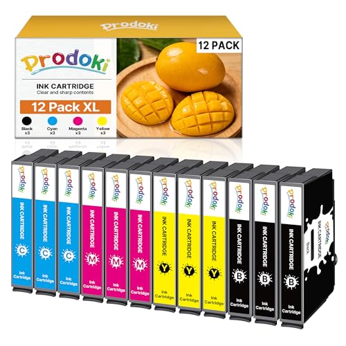 Prodoki 604 604XL Compatible Cartouche pour Epson 604 XL pour Epson XP 2200 pour Encre Epson 604 pour Expression Home XP-2200 XP-2205 XP-3200 XP-4200 Workforce WF-2910DW...