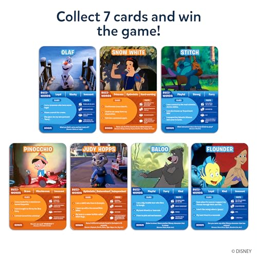 Image of Skillmatics Guess in 10 Disney, Card Game for Girls, Boys, Kids, Teens, Adults Who Love Cinderella, Mickey Mouse, Moana, Travel Toy, Screen-Free Fun, Gifts for Ages 6, 7, 8, 9 and Up