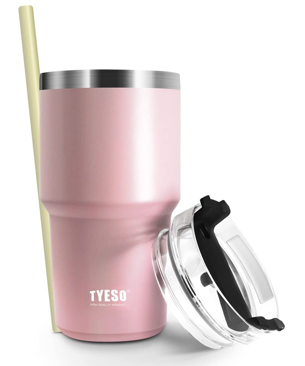 タンブラー ストロー付き ふた付き 600ml 大容量 ステンレス　ピンク 楽天市場】タンブラー ストロー付きタンブラー水筒 蓋付き 600ml