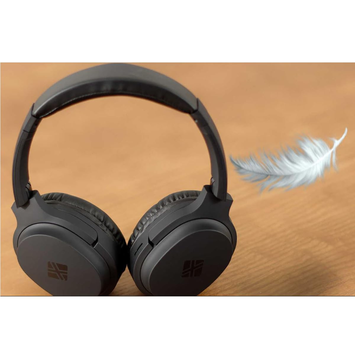 NEXT X4 Casque Bluetooth sans fil avec lecteur de carte SD intégré et fonction radio FM, noir