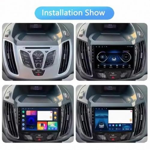 Pantalla de coche con Carplay y Android Auto inalámbricos para Ford Kuga 2010 4