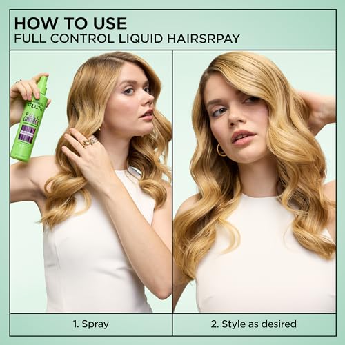 Garnier Fructis Style Full Control Anti-Humidity Hairspray, Non-Aerosol, 8.5 Fl Oz, 1 Count (Packaging May Vary) - image 5