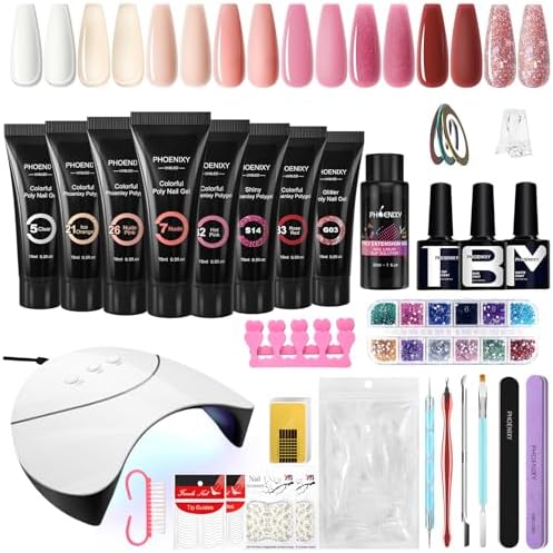 Kit Unghie Gel Completo Phoenixy 8 Colori