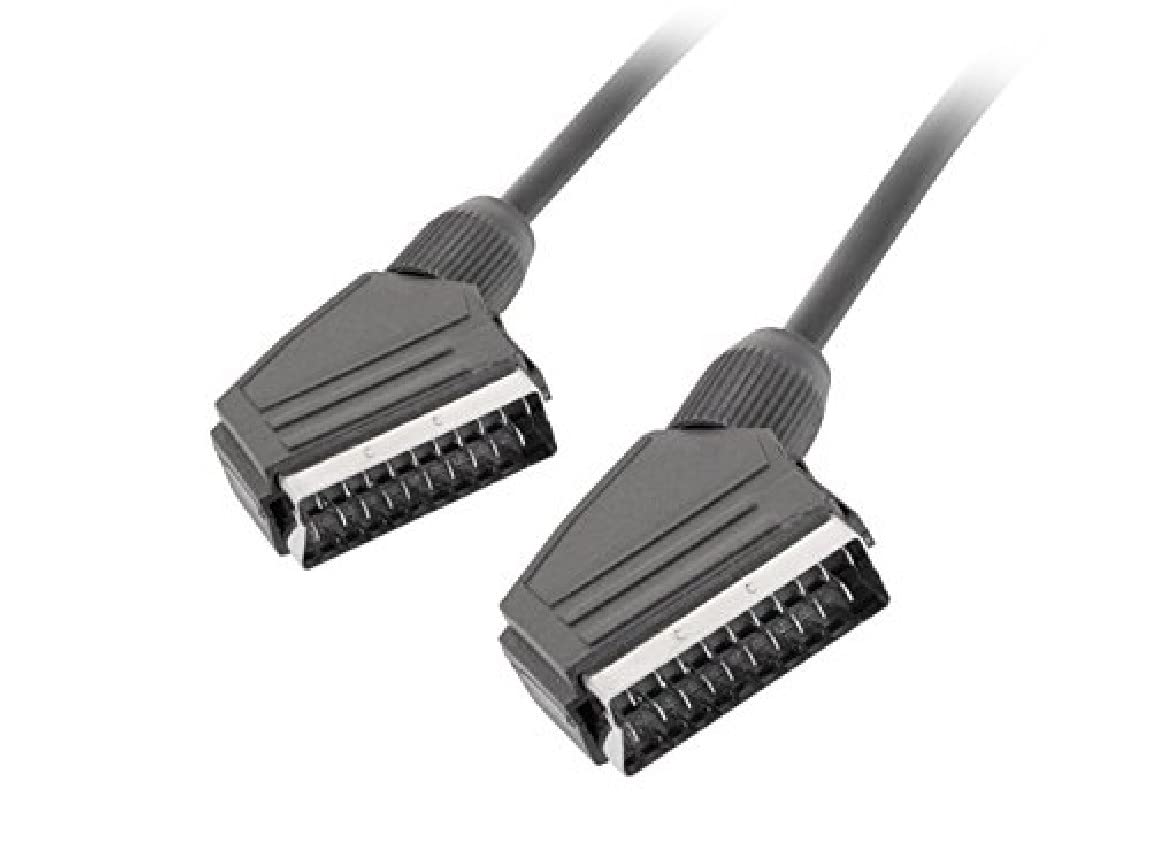 lanberg 'Eueu from 10cc 0018 "SCART SCART Cable Audio Video, 6FT, BLACK