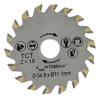 Generic 18 Teeth Diameter 54.8mm Circular Saw Blade Concrete Cement Wood Cutting Saw Blade