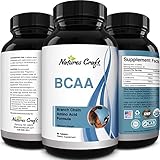 Natures Craft's BCAA Branched Chain Amino Acids Supplement Natural Muscle Builder Pure Energy...