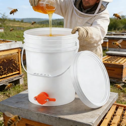 Récipient de transformation de miel 20L avec seau de transfert - 7