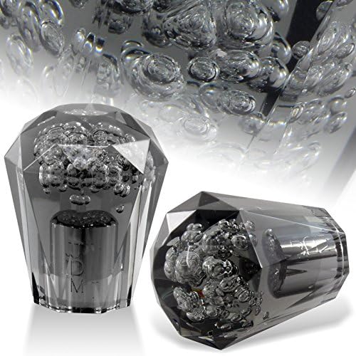 HK5 Universal JDM Crystal/Diamond Style 60mm Transparent Black Bubble Shift knob