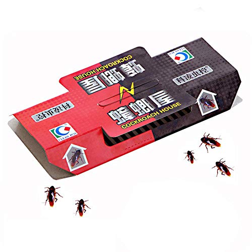 Covok - Juego de 10 Paquetes de 20 Paquetes para cucarachas Integrado y Externo con balancín, no tóxico