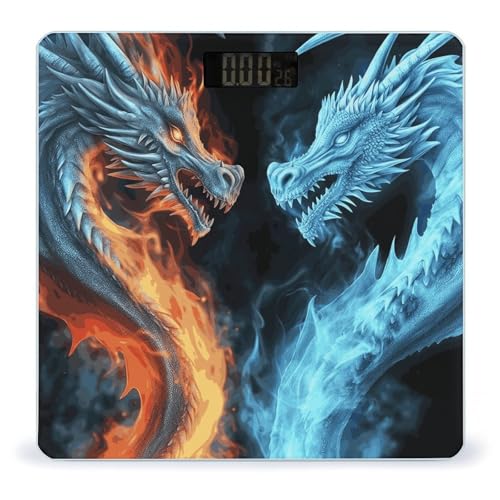 Báscula Digital Ice and Fire Dragons de Vidrio Templado miniatura 1