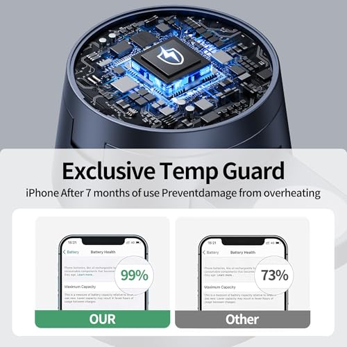 Image of 4 in 1 Magnetic Wireless Charging Station,15W Fast Charging with Adjustable Night Light,Magnetic Wireless Charging Station for iPhone 16 15 14 13 12 Pro Max & Apple Watch, AirPods 3 /2 /1 /Pro