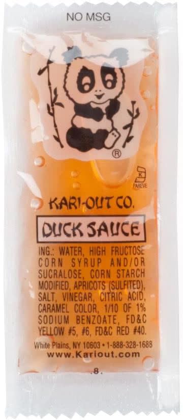 Duck Sauce 8 Gram Portion Packet - 450/Case