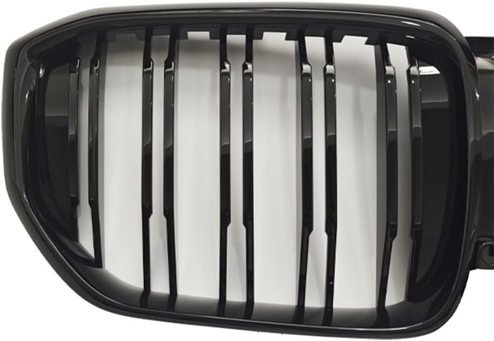 Front Grill Fit for 2023 2024 BMW X5 G05 Front Kidney Grille Front Grille Assembly Front Grill Replacement for BMW X5 Accessories Front Grille Front Bumper Grill Glossy Black Double Slats