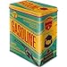 Nostalgic-Art Boîte rétro L, Gasoline – Idée de Cadeau pour Fans de Voitures et de Motos, Grande récipient à café métallique, Design Vintage, 3 l