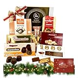 CESTA NAVIDAD Dulces, Chocolates, Bombones, Turrones, Mazapanes Navideños. Regalo Navidad. Regalos originales para hombre,mujer. Cesta gourmet para regalar.Lotes cestas y regalos (DULCES)