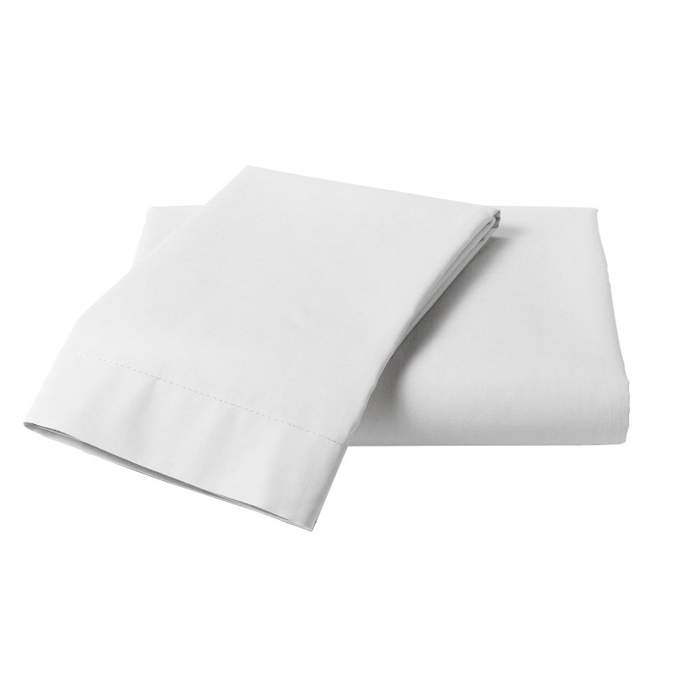 BedDecor Twin 600TC Wonderful 100% Egyptian Cotton 3PCs Duvet Set,White