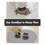 Absorbent Dog Food Mat-Cat Dog Mat for Food and Water Bowl, Quick Dry Pet Food Mat, No Stains Dog Feeding mat, Dog Accessories Pet Supplies Mat-Dog Water Bowl Mat for Messy Drinkers - Image 4