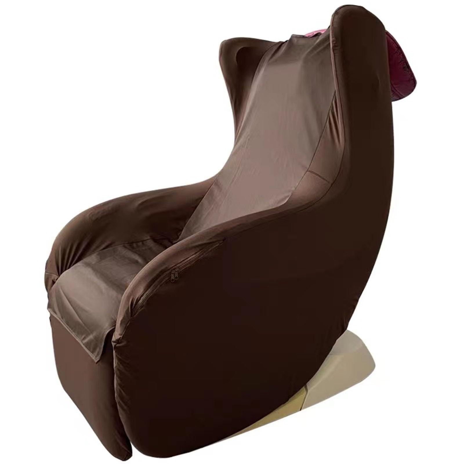 Housse de chaise de massage marron FBKPHSS lavable en machine pour protection intégrale