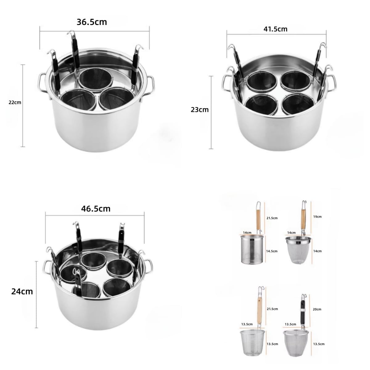 Amazon｜家庭用・業務用・店舗用 ステンレス 鍋 そば鍋 蕎麦打ちセット