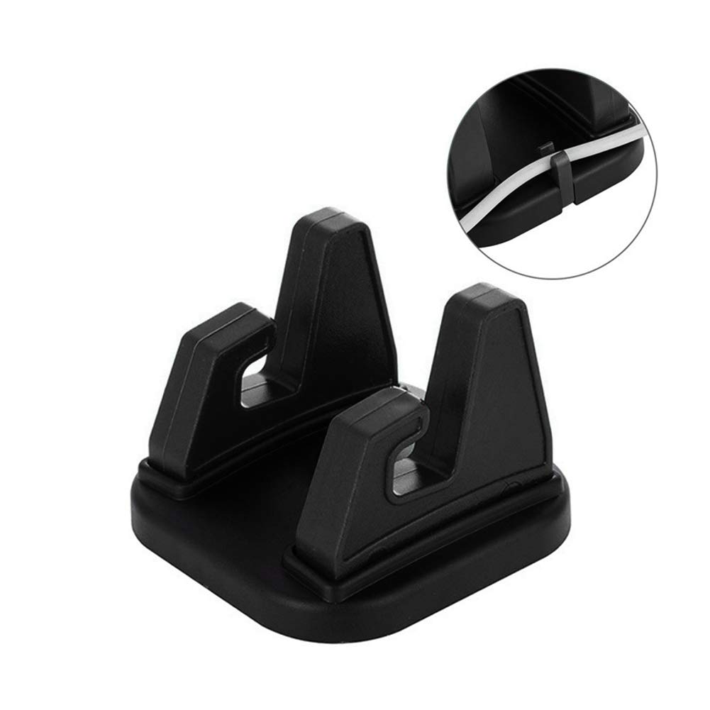 ihreesy Cell Phone Holder,Car Dashboard Phone Mount Anti-slip Mat Rubber Bracket Universal Silicone Car Phone Protector Holder,Black