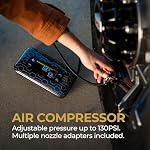 HALO BOLT AIR+ 1750A Jump Starter, AIR Compressor, Power Bank, Purple - Image 4