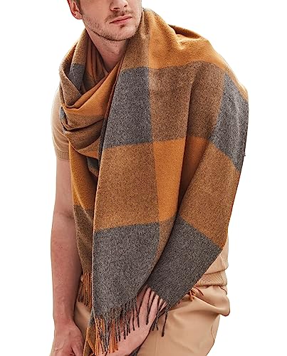 100% Baby Alpaca Wool Shawl Large Scarf Wraps for Men and Women Kate Throw Unisex Scarve for Winter4