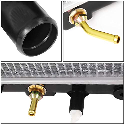 Image of DNA Motoring OEM-RA-2153 1-Row OE Style Aluminum Cooling Radiator Replacement Compatible with 98-03 Sienna AT, 28-11 /16 inch W X 17-11 /16 inch H X 1 inch D, 1-3 /8 inch Inlet, 1-3 /8 inch Outlet