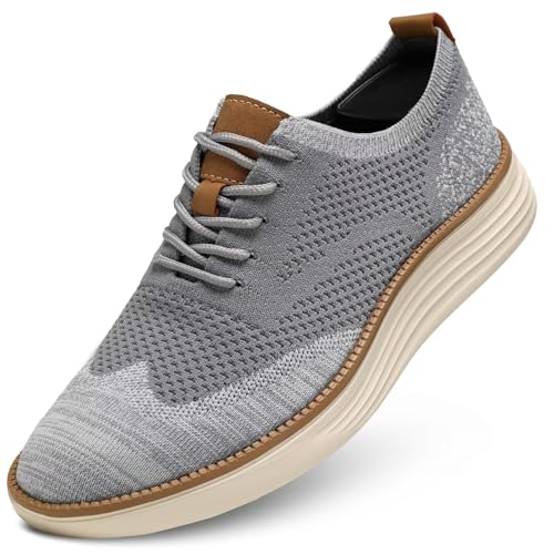 Image of Men's Oxfords Lace-Up Lightweight Casual Walking Shoes Dress Shoes Fashion Sneakers