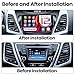 4Core + 64G ROM Car Radio Stereo for Hyundai Elantra 2011 2012 2013: 9 Inch Radio with Touch Screen 1280 * 800 Head Unit Replacement DSP Auto Stereo with GPS Bluetooth WiFi, Backup Camera