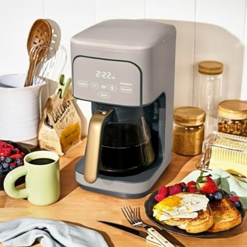 Image of 12 Cup Programmable Coffee Maker, by Drew Barrymore (Porcini Taupe)