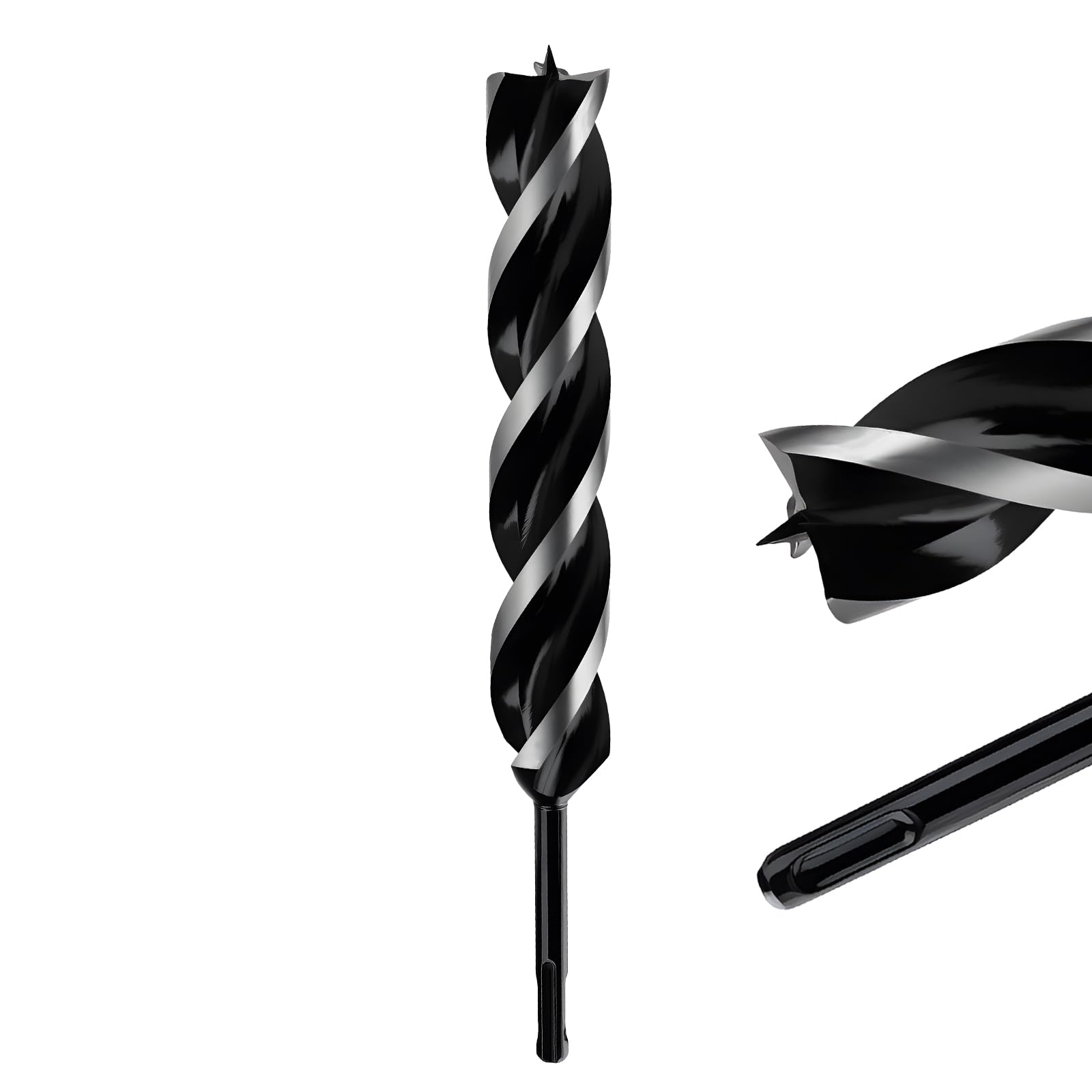 MOXPIFY Extra Long 35mm x 300mm Auger Drill Bit SDS Plus, SDS Wood Auger Drill Bits for Woodworking
