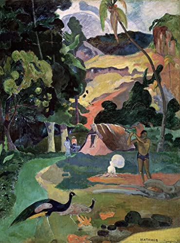Affiche Paul Gauguin Mort de Matamoe | Impression sur toile grand format 60x90cm pour salon