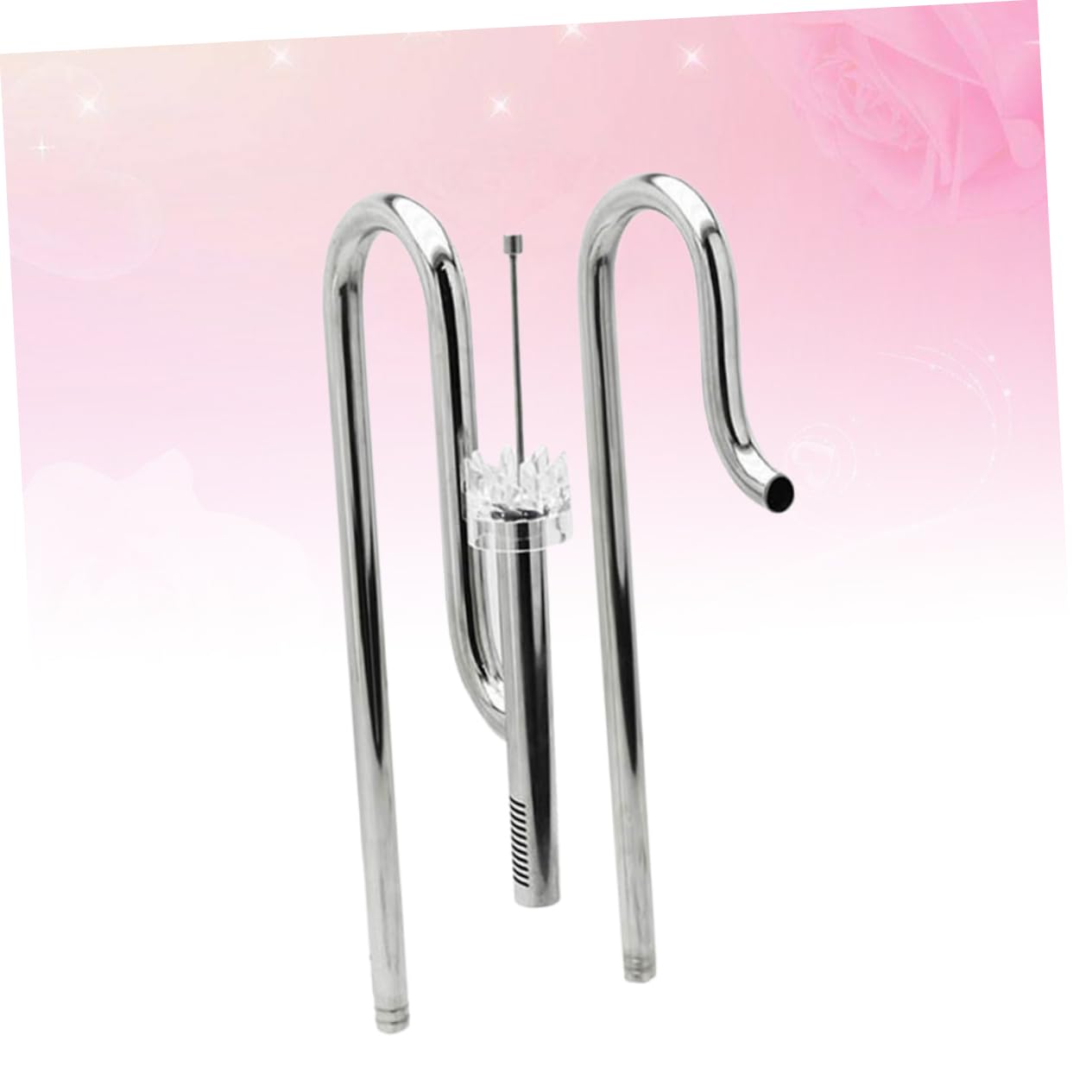 DOITOOL Edelstahl Wasserrohr Für Aquarien Verstellbares Einlass Und Auslassrohr Effektive Ölentfernung Für Fischbecken Und Aquarienpflege