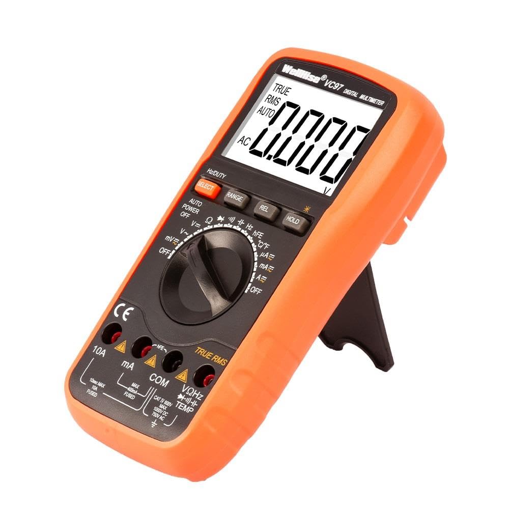 WellHise VC97 Dijital Multimetre Avometre TRUE RMS : Amazon.com.tr