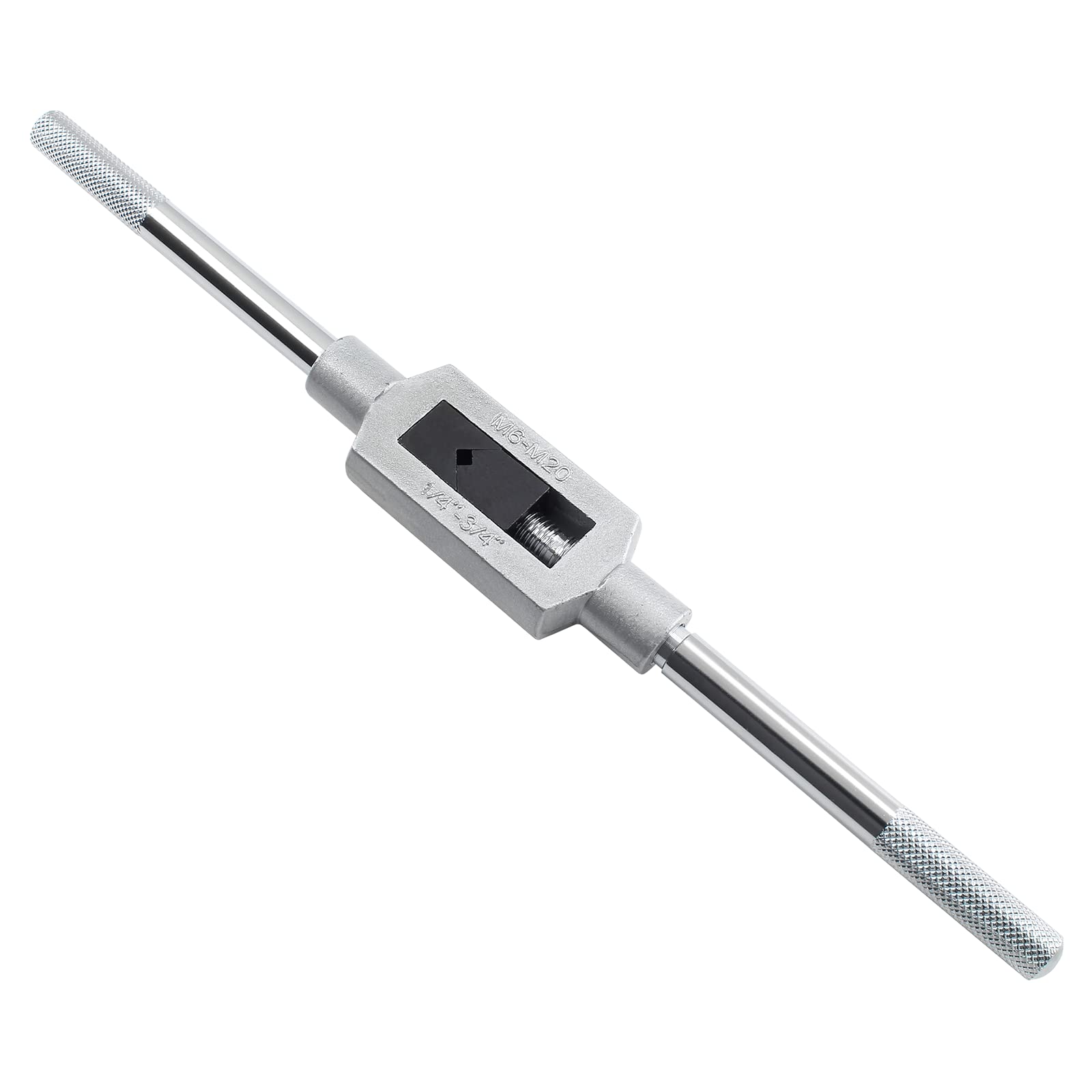 Biaungdo 1/4"- 3/4" Tap Capacity Adjustable Tapping Wrench Profesional Handle Tap and Reamer Wrench (M6-20)