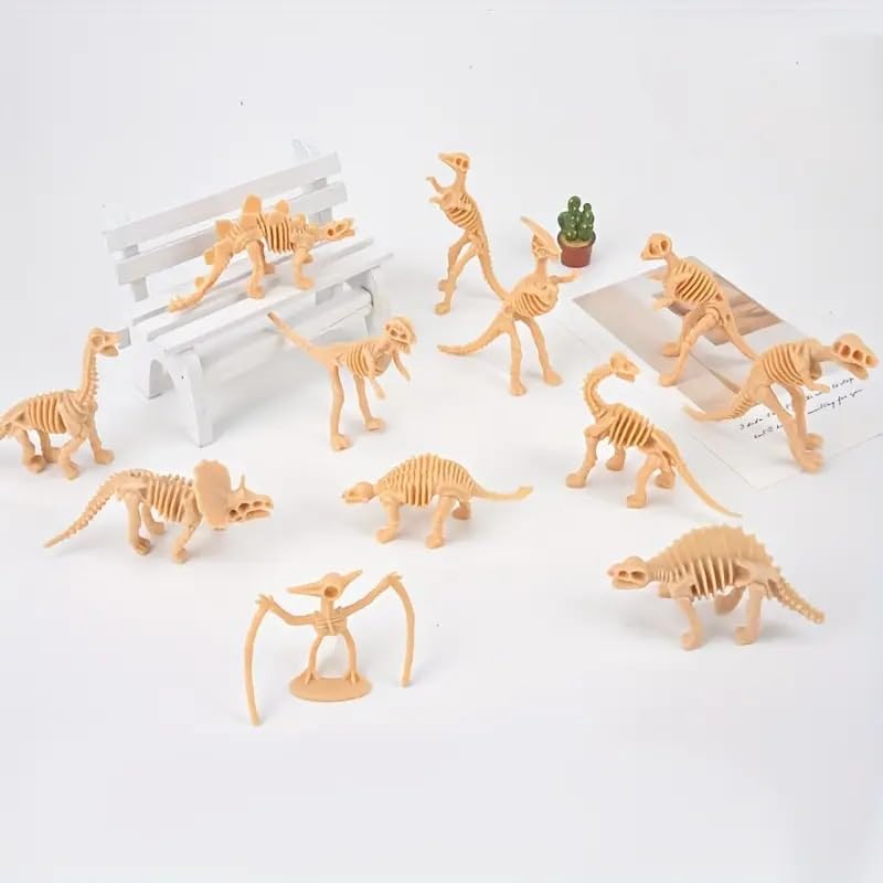 Statue De Dinosaure - Figurines Squelettes De Dinosaures - Statue Éducative
