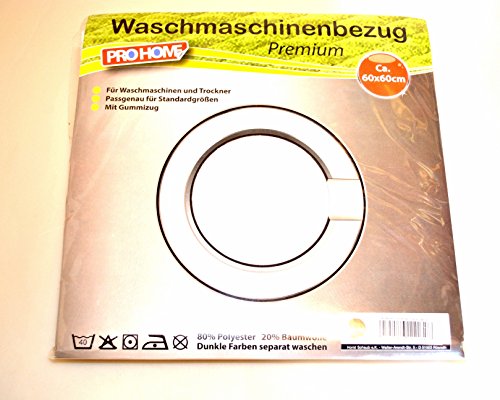 Bestlivings Waschmaschinenbezug (Weiß) 60x60cm mit Gummizug,...