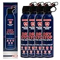 Dry Stop Fire Spray by Prepared Hero - 4 Pack - Portable Fire Extinguisher for Home, Car, Garage, Kitchen - Works on Electrical, Grease, Battery Fires & More - Compact, Easy to Use