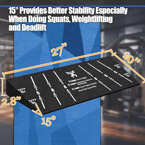 Squat Wedge Block 15° EVA Foam