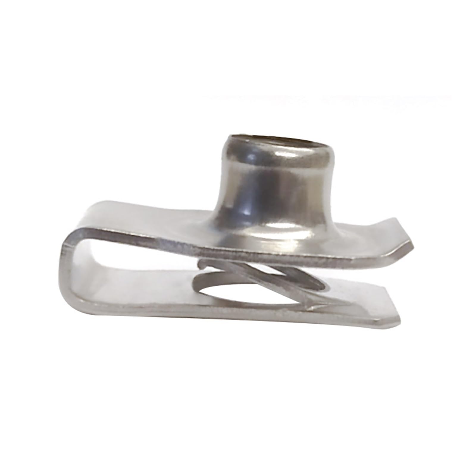 U-förmige Befestigungsklammer aus Metall, 10 stücke Edelstahl U Typ Clips Mit Gewinde M8 M6 M5 M4 8mm 6mm 5mm 4mm for Auto Motorrad Roller(M5)