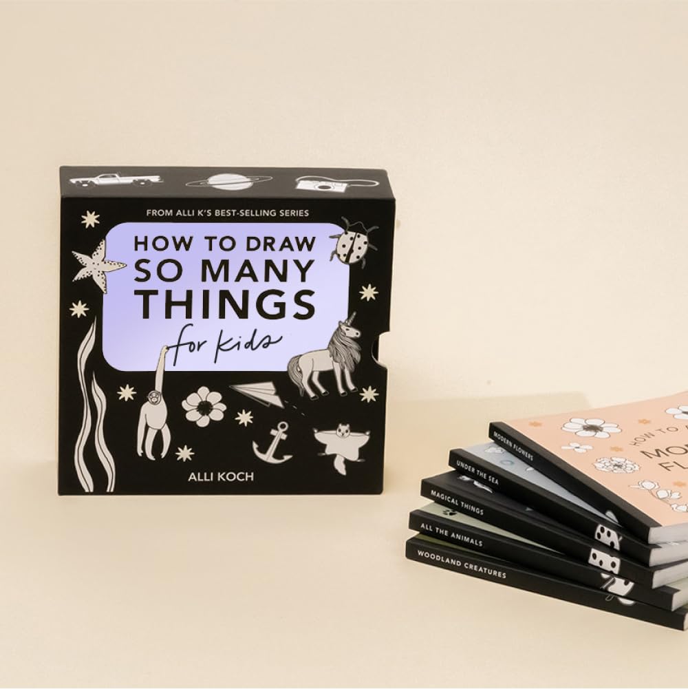 So Many Things: A Box Set of 5 How-to-Draw Books for Kids: 9 (Travel Activities Series)