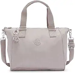 Bolsa Kipling Amiel Cinza